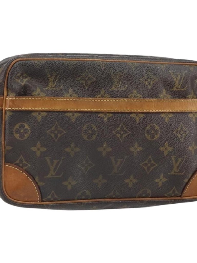 Louis Vuitton Monogram Compiegne 28 Clutch Bag M51845 Lv Auth 166032